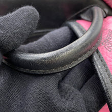 Load image into Gallery viewer, MCM Visetos Starkblock Studded Backpack Pink/BlackMMK5SVE52PK001 Leather Size Mini
