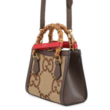 Load image into Gallery viewer, GUCCI Diana Jumbo GG 2-Way Bag Beige/Brown655661 GG Canvas Leather Size Mini
