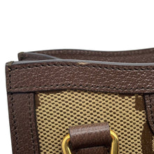 Load image into Gallery viewer, GUCCI Diana Jumbo GG 2-Way Bag Beige/Brown655661 GG Canvas Leather Size Mini
