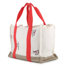 将图像加载到图库查看器中，HERMES Adada Mother's Bag White/Gray/Bougainvillier
