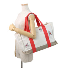 将图像加载到图库查看器中，HERMES Adada Mother's Bag White/Gray/Bougainvillier
