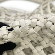 Load image into Gallery viewer, Bottega Veneta Cavallino Tote Bag White709612 Leather Canvas
