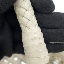 将图像加载到图库查看器中，Bottega Veneta Cavallino Tote Bag White709612 Leather Canvas
