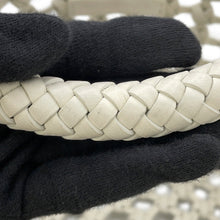 Load image into Gallery viewer, Bottega Veneta Cavallino Tote Bag White709612 Leather Canvas
