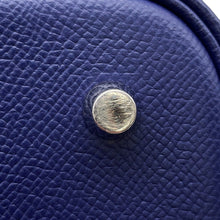 Load image into Gallery viewer, HERMES Picotin Lock Tresage Blue Encre/Brique/Black Epsom Size MM
