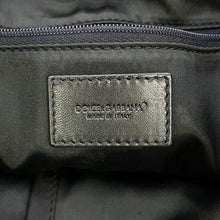 将图像加载到图库查看器中，DOLCE&amp;GABBANA ChainShoulder Tote Black Sequins Leather
