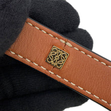 将图像加载到图库查看器中，LOEWE Drawstring Hammock Flora Tan/Multicolor303.30.V07 Calf Leather Canvas Size Mini
