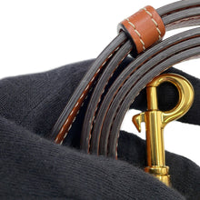 将图像加载到图库查看器中，CELINE Triomphe Boston 2-Way Handbag Tan197582 PVC Leather Size Small
