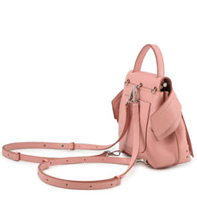 将图像加载到图库查看器中，TOD’S Wave Backpack 3way Pink Leather Size Mini
