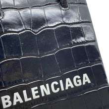 将图像加载到图库查看器中，BALENCIAGA Shopping phone holder Black593826 Leather
