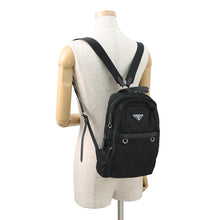 将图像加载到图库查看器中，PRADA Backpack Black1BZ017 Nylon Size Mini
