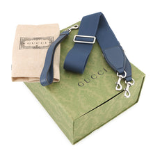 将图像加载到图库查看器中，GUCCI jumbo GG messenger bag Navy761747 Leather Size Small
