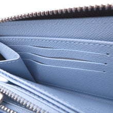将图像加载到图库查看器中，LOUIS VUITTON Zippy Wallet Washed BlueM11776 Monogram

