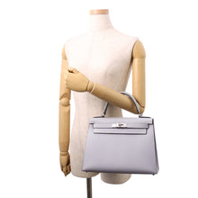 Load image into Gallery viewer, HERMES Kelly Sellier Green Pantan Epsom Size 28

