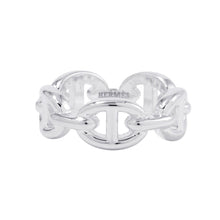 将图像加载到图库查看器中，HERMES Chaine d'Ancre Anchene Ring Size PM/51/#11 SV925
