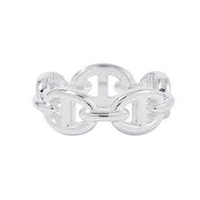 将图像加载到图库查看器中，HERMES Chaine d'Ancre Anchene Ring Size PM/51/#11 SV925
