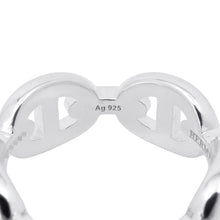 将图像加载到图库查看器中，HERMES Chaine d'Ancre Anchene Ring Size PM/51/#11 SV925
