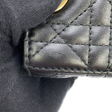将图像加载到图库查看器中，Dior Lady D-Joy Cannage 3-way Bag BlackS0910ONGE Lambskin Size micro
