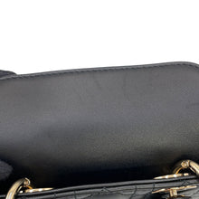 将图像加载到图库查看器中，Dior Lady D-Joy Cannage 3-way Bag BlackS0910ONGE Lambskin Size micro
