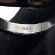 Load image into Gallery viewer, HERMES Mayon Ring Size T60 Black Metal Lacquer
