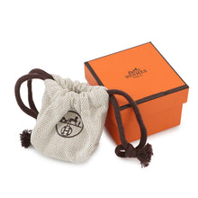 Load image into Gallery viewer, HERMES Mayon Ring Size T60 Black Metal Lacquer
