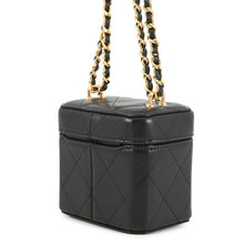 将图像加载到图库查看器中，CHANEL Vanity ChainShoulder Bag BlackAP3459 Lambskin
