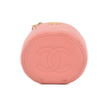 将图像加载到图库查看器中，CHANEL Vanity Top Handle ChainShoulder Bag Pink Lambskin Size Mini
