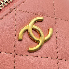 将图像加载到图库查看器中，CHANEL Vanity Top Handle ChainShoulder Bag Pink Lambskin Size Mini
