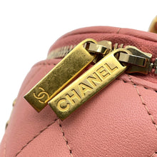将图像加载到图库查看器中，CHANEL Vanity Top Handle ChainShoulder Bag Pink Lambskin Size Mini
