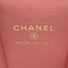 将图像加载到图库查看器中，CHANEL Vanity Top Handle ChainShoulder Bag Pink Lambskin Size Mini
