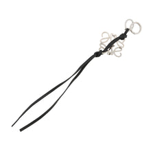 将图像加载到图库查看器中，LOEWE Anagram Bag Charm BlackC821232X02 Leather
