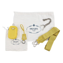 将图像加载到图库查看器中，PRADA Re-Edition 2005 Re-Nylon Shoulder Bag Yellow1BH204 Nylon Leather
