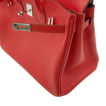 将图像加载到图库查看器中，HERMES Birkin Rouge Coeur Swift Leather Size 25
