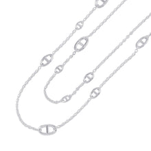 Load image into Gallery viewer, HERMES Chaine d'Ancre Farandole Necklace Size 120 SV925
