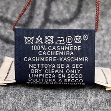 Load image into Gallery viewer, HERMES Scarf Tête à Tête Equestre Anthracite/Gris CineH393398T 04 Cashmere100%
