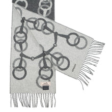 Load image into Gallery viewer, HERMES Scarf Anymall Flannel/Gris・Cine ClairH394809T 01 Cashmere100%
