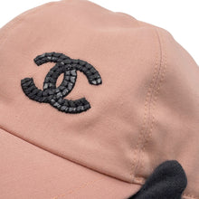 Load image into Gallery viewer, CHANEL CC Logo Baseball Cap PinkAA9698 Cotton100%
