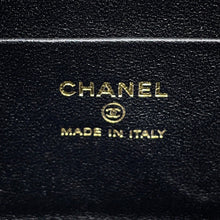 Load image into Gallery viewer, CHANEL Matelasse CC Logo Heart Chain Crossbody Bag BlackAP3761 Caviar Leather
