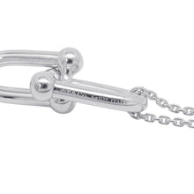 Load image into Gallery viewer, TIFFANY&amp;Co. Hardware Double Link Necklace Size Large63104337 SV925
