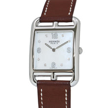 Load image into Gallery viewer, HERMES Cape Cod GM W29mm × H41mm Stainless Steel Leather White Shell DialCC3.710
