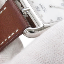 Load image into Gallery viewer, HERMES Cape Cod GM W29mm × H41mm Stainless Steel Leather White Shell DialCC3.710
