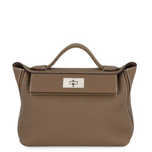 Load image into Gallery viewer, HERMES 24/24 Sac Van Quatre Etoupe Togo Leather Swift Leather Size 29
