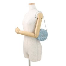 Load image into Gallery viewer, MIUMIU Materassee 2WAY Shoulder Bag Light Blue5BH191 Leather
