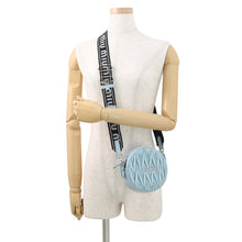 Load image into Gallery viewer, MIUMIU Materassee 2WAY Shoulder Bag Light Blue5BH191 Leather
