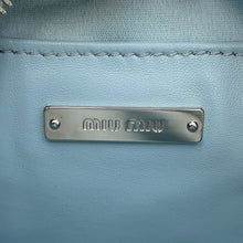 Load image into Gallery viewer, MIUMIU Materassee 2WAY Shoulder Bag Light Blue5BH191 Leather
