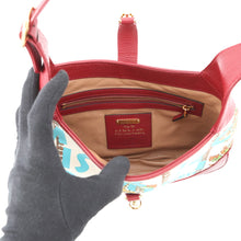 Load image into Gallery viewer, GUCCI Centennial Jackie 1961 Hobo Bag Ivory/Red636706 Canvas Leather Size Small
