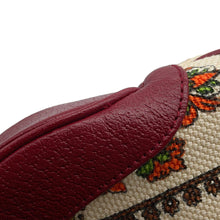 Load image into Gallery viewer, GUCCI Centennial Jackie 1961 Hobo Bag Ivory/Red636706 Canvas Leather Size Small
