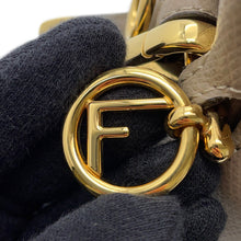 将图像加载到图库查看器中，FENDI Montresor 2WAY Shoulder Bag Beige8BS010 Leather Size Mini
