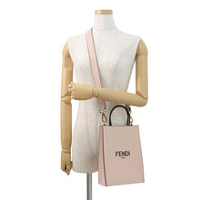 将图像加载到图库查看器中，FENDI Shopping bag 2WAY Pink8BH382 Leather Size Small
