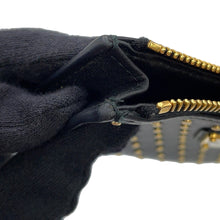 Load image into Gallery viewer, PRADA Studded Fragment Case Black1MC086 Leather
